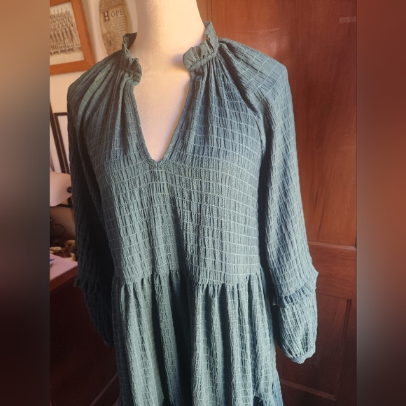 Mare Mare by Anthropology‎ Hunter Green Dress Women's Size XS - Picture 2 of 14